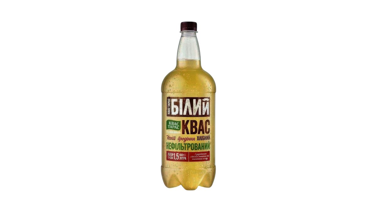 Kvas Taras Biely 1,5 l./ Квас Тарас Белый 1,5 л.