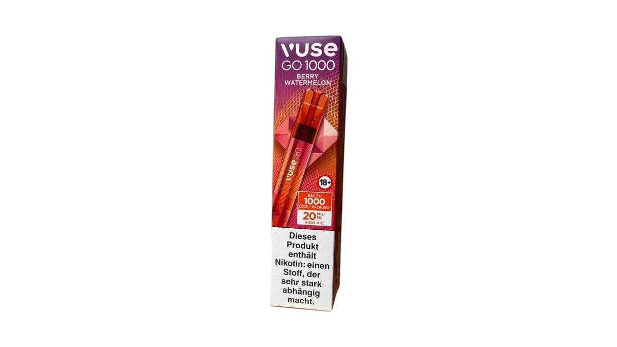 vuse go rot ▷Vuse GO 1000 (Pen) Strawberry Ice Einweg E-Zigarette 20mg main image 0