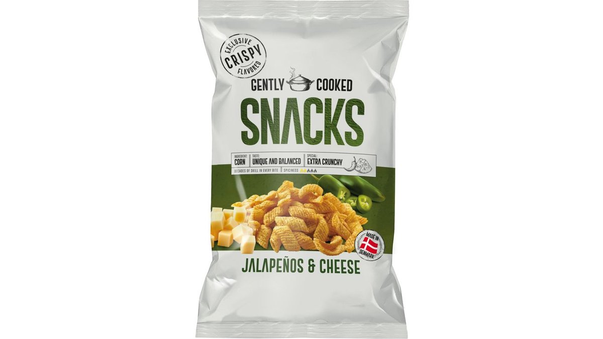Majschips m. jalapeños & ost, Crispy