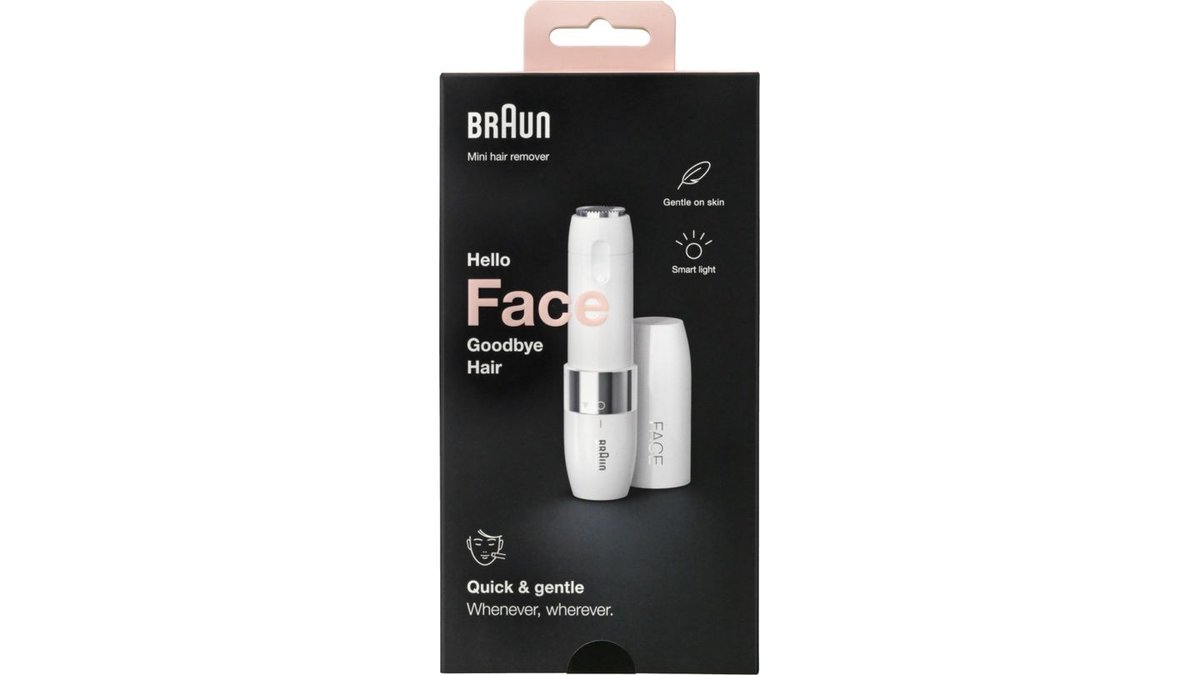 Face mini trimmer i hvid, Braun 1 stk.
