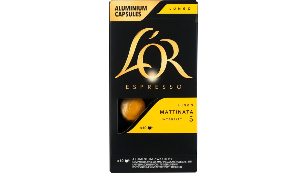 Kaffekapsler Mattinata, L'OR