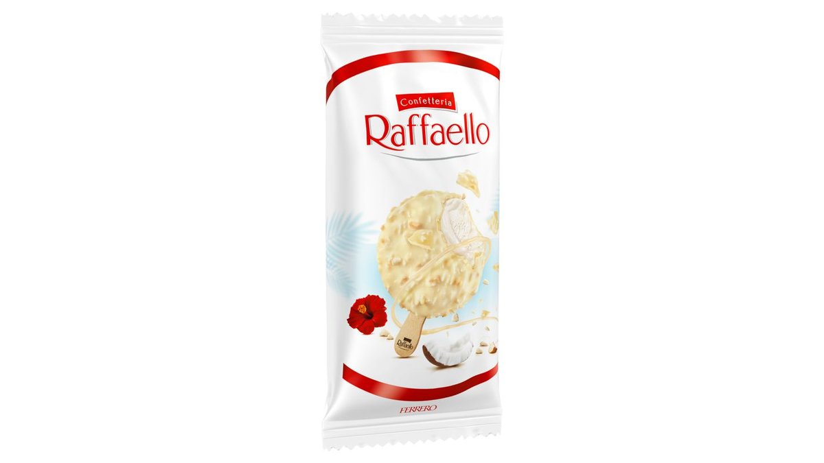 Raffaello Lody o smaku kokosowym z chrupiącą polewą o smaku kokosowym z kawałkami migdałów 70 ml