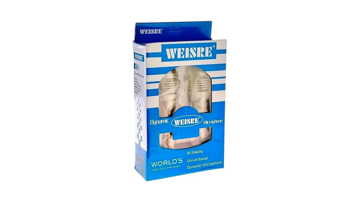 סט זוג מיקרופונים חוטיים Weisre SM-888 | לבידורית ולאולפן | כולל מסנן רעשים