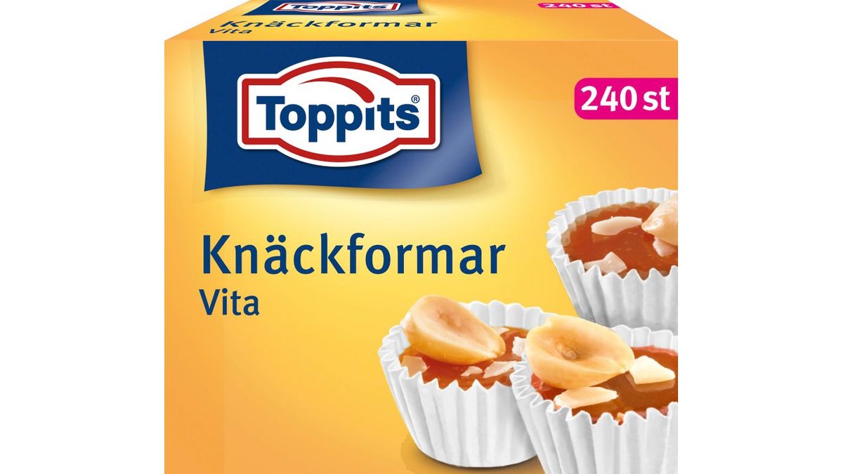 Melitta Knäckformar Vita, 240-pack