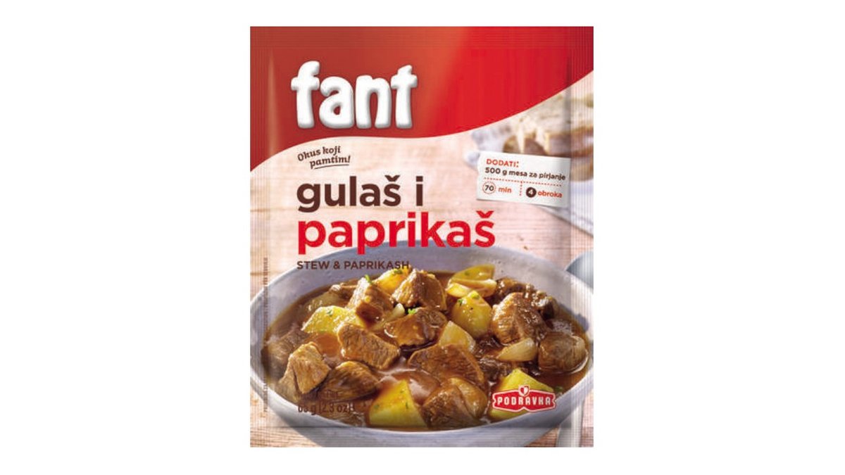 Fant Per Gullash Podravka 65Gr