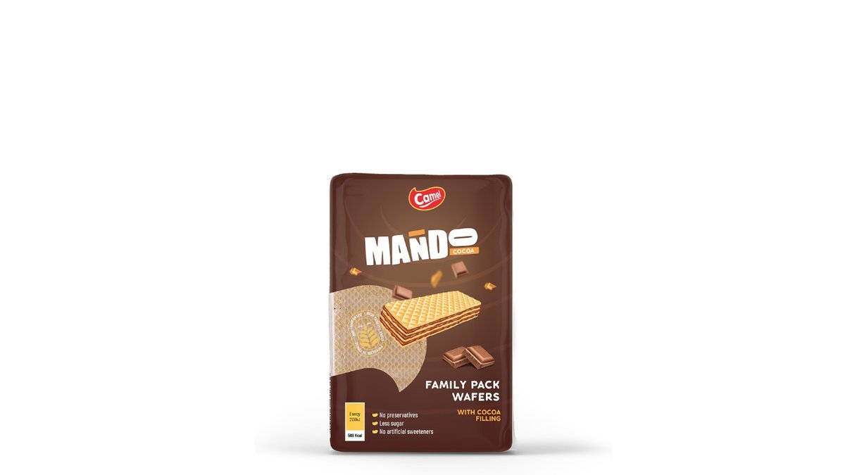 Wafers Mando Camel Cocoa 300Gr