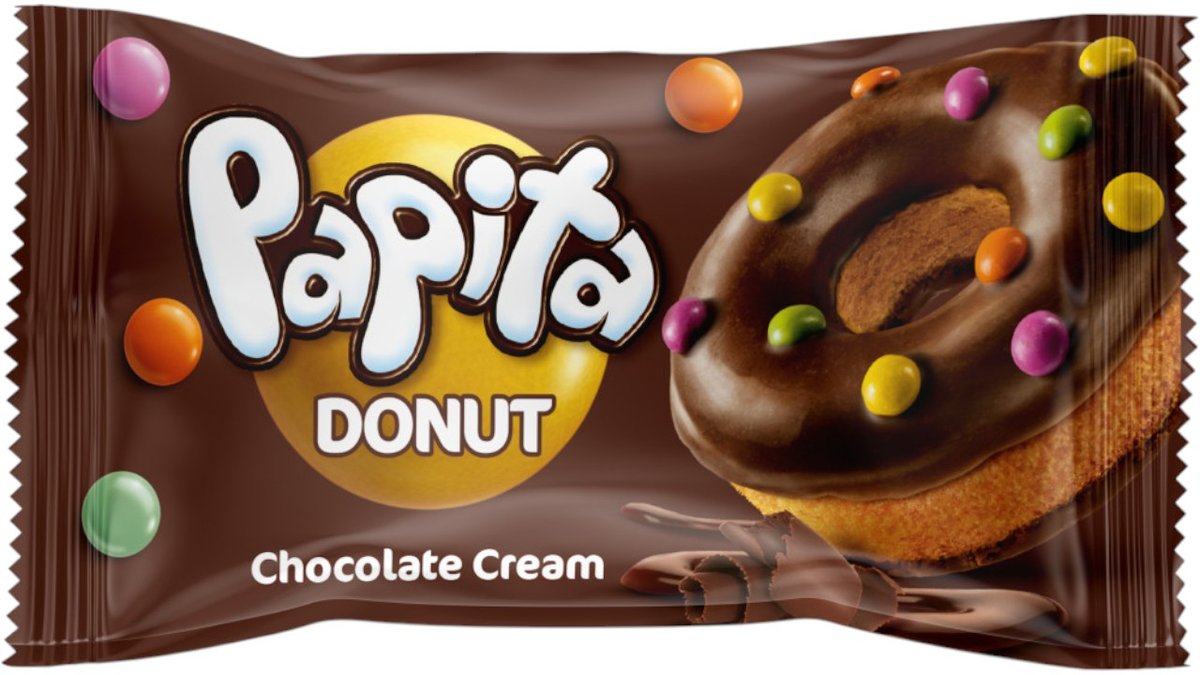 S. Papita Donut Cocoa Coated Cake 40Gr