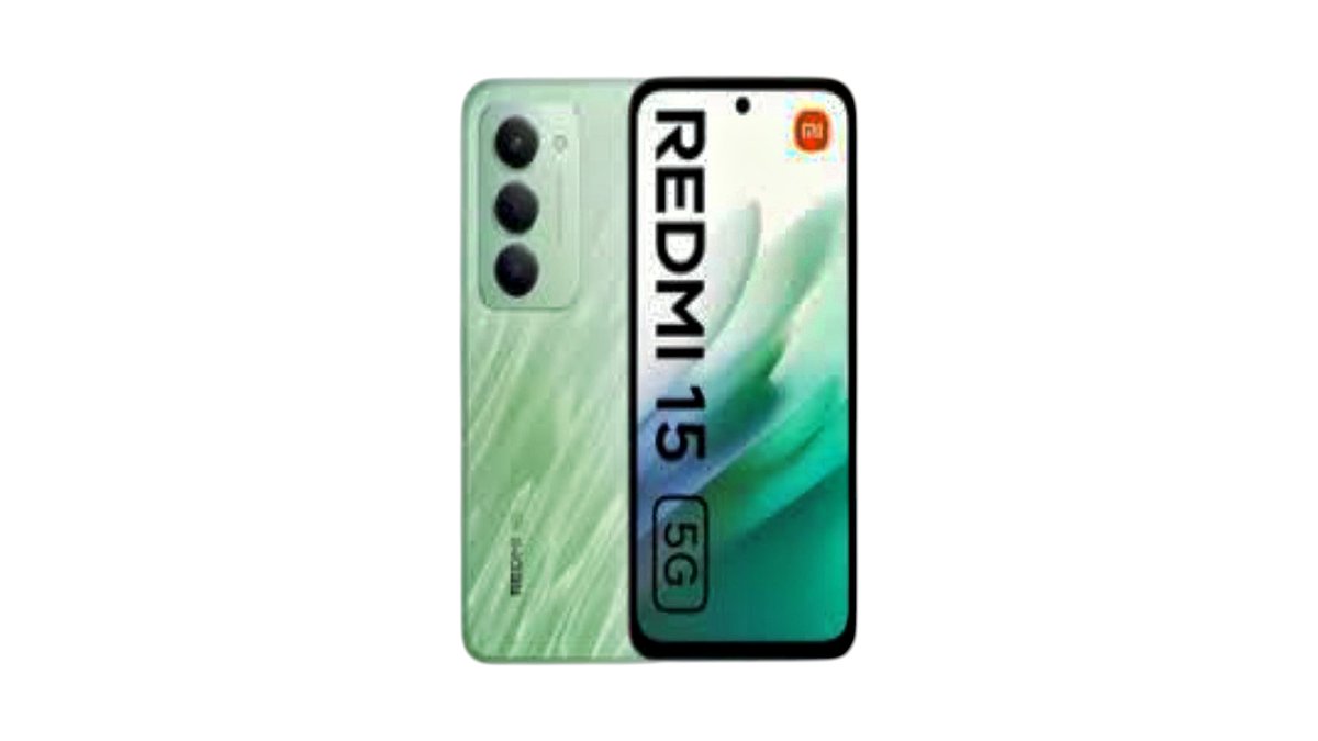 Redmi 15 Smartphone 5G 128GB, RIPPLE GREEN NO CHARGER INCL 