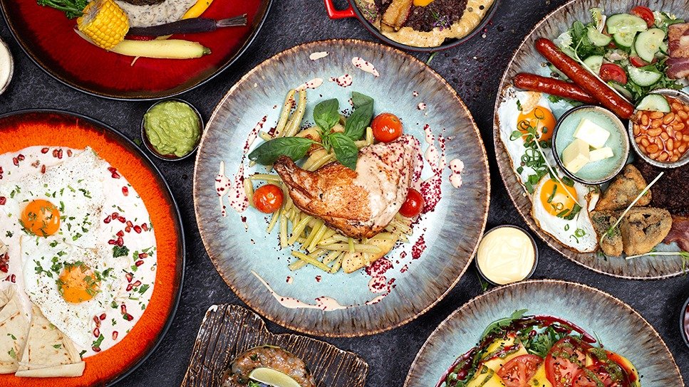 Image of Champagne Bubbles & Food by Marcin Korczak