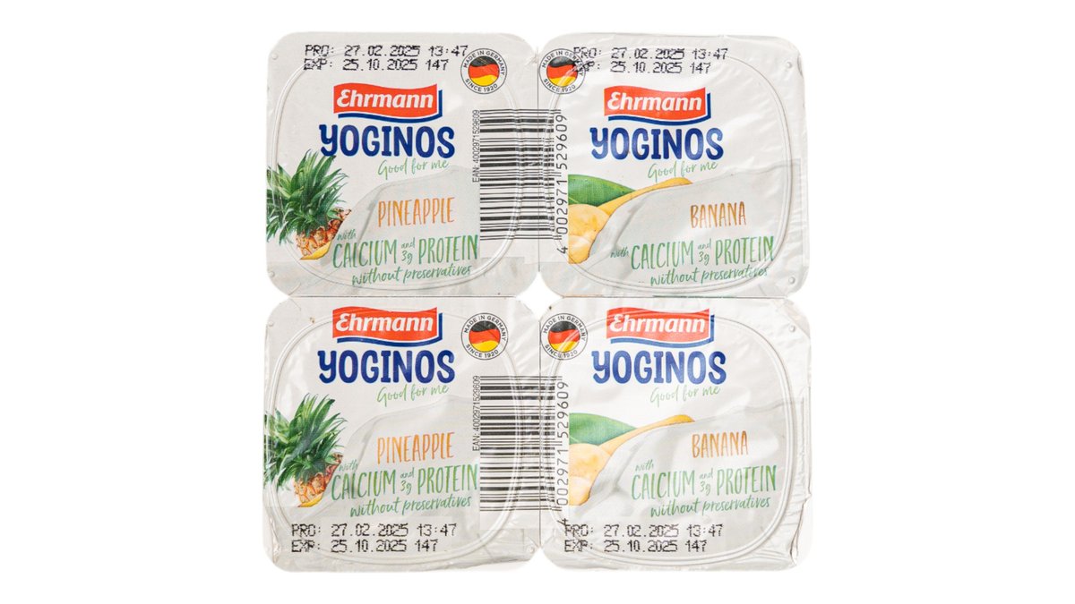 Yoginos Fruta Ehrmann 4*100Gr
