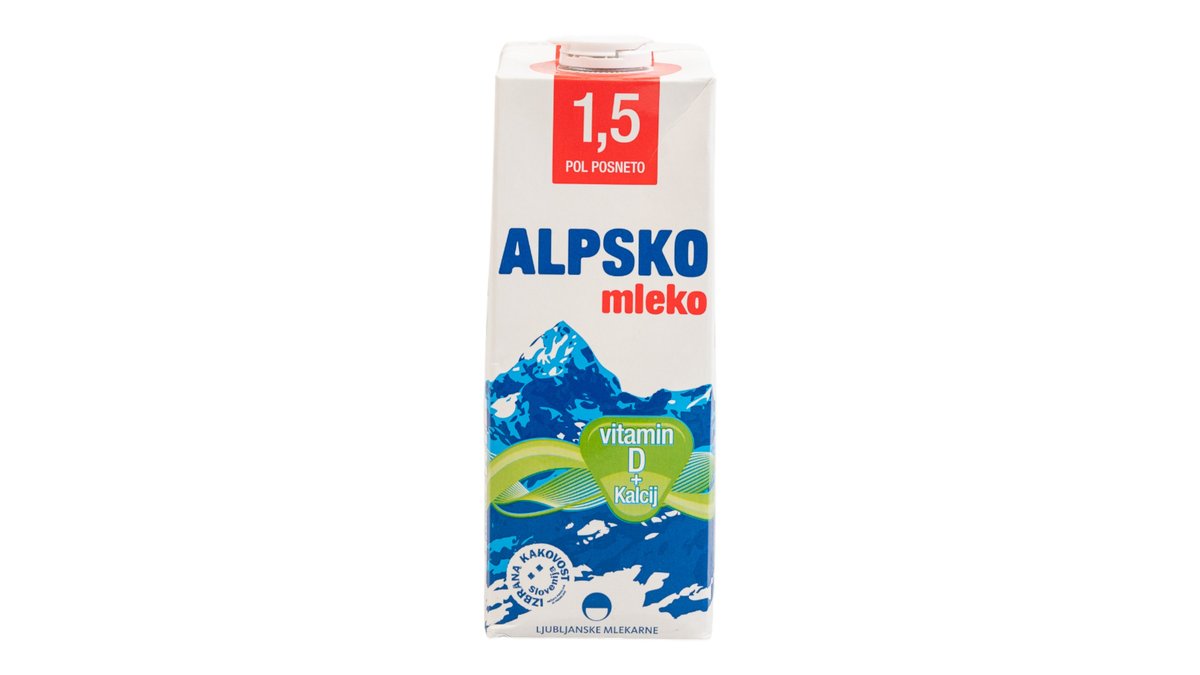 Qumesht Alpsko Vitamin 1.5% 1L