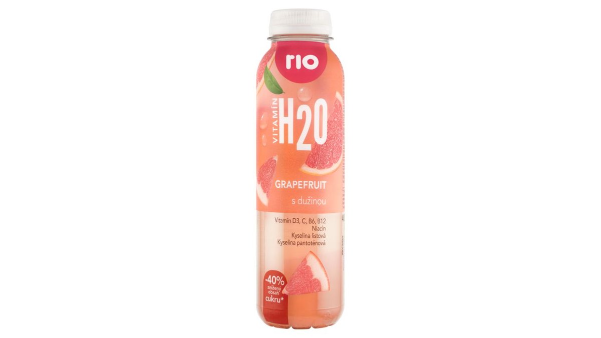 Rio Vitamín H2O grapefruit s dužinou 400ml