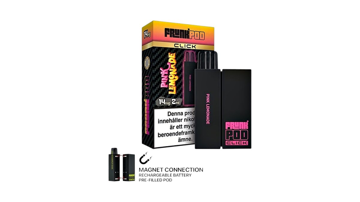 Frunk Pod Click Pink Lemonade - Start kit - 14mg 2ml | Vapestore