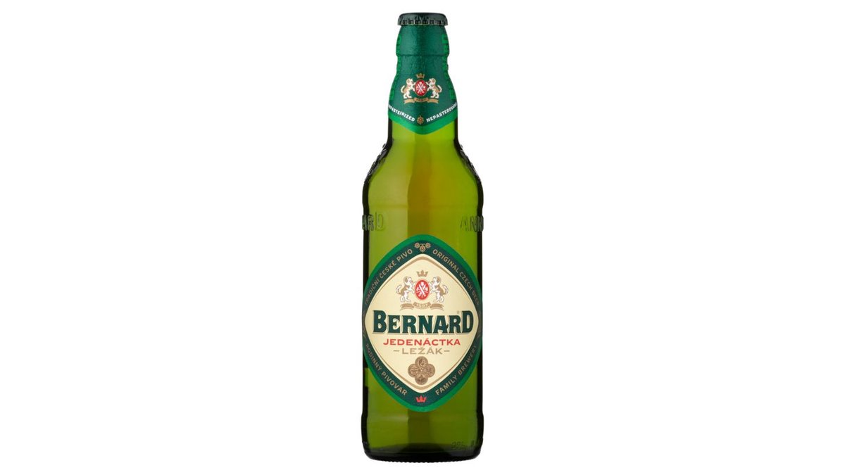 Bernard Jedenáctka tradiční světlý ležák 0,5l