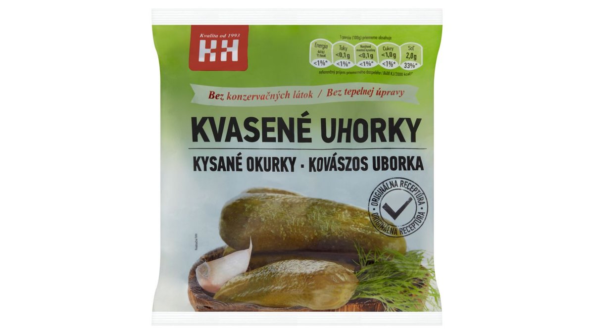 H+H Kysané okurky 800g