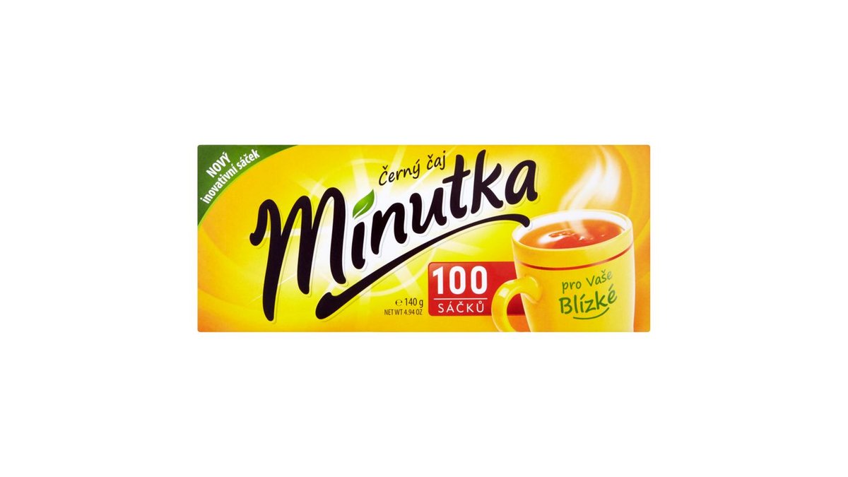 Minutka Černý čaj porcovaný 100 x 1,4g