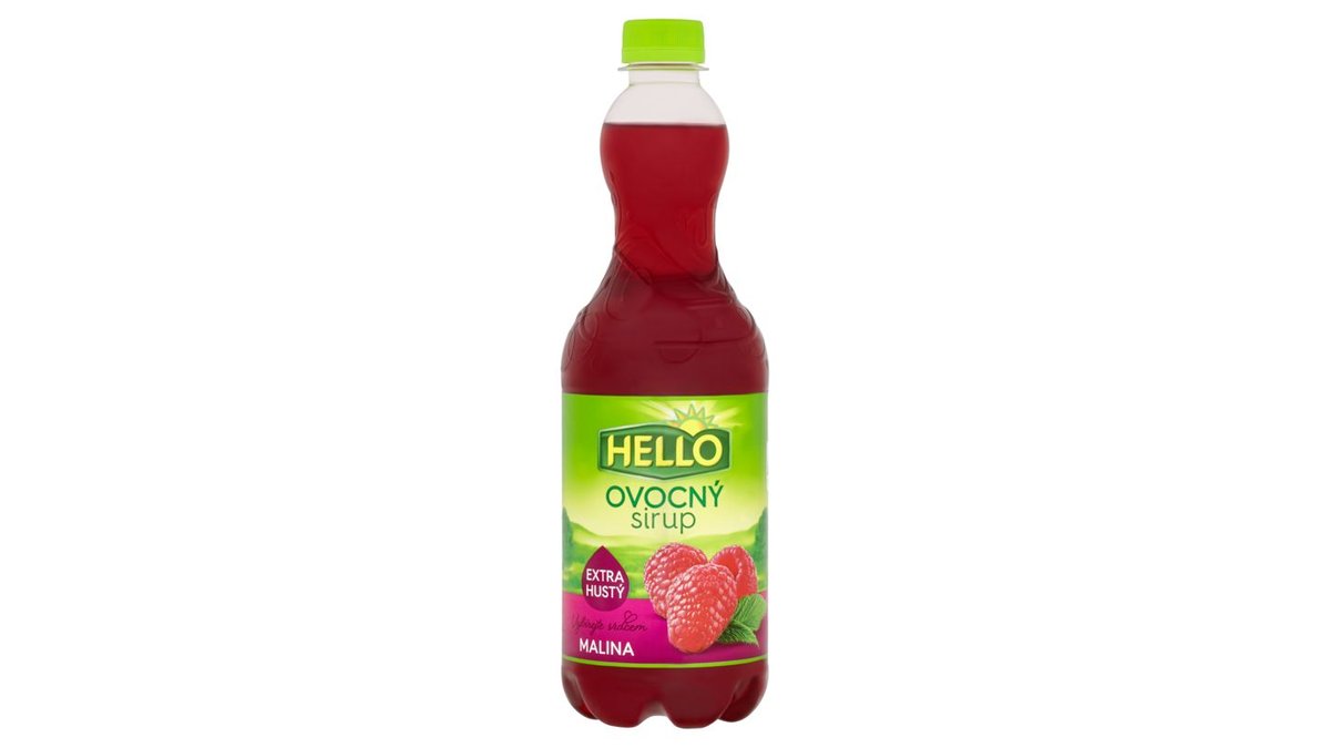 Hello Ovocný sirup malina 0,7l