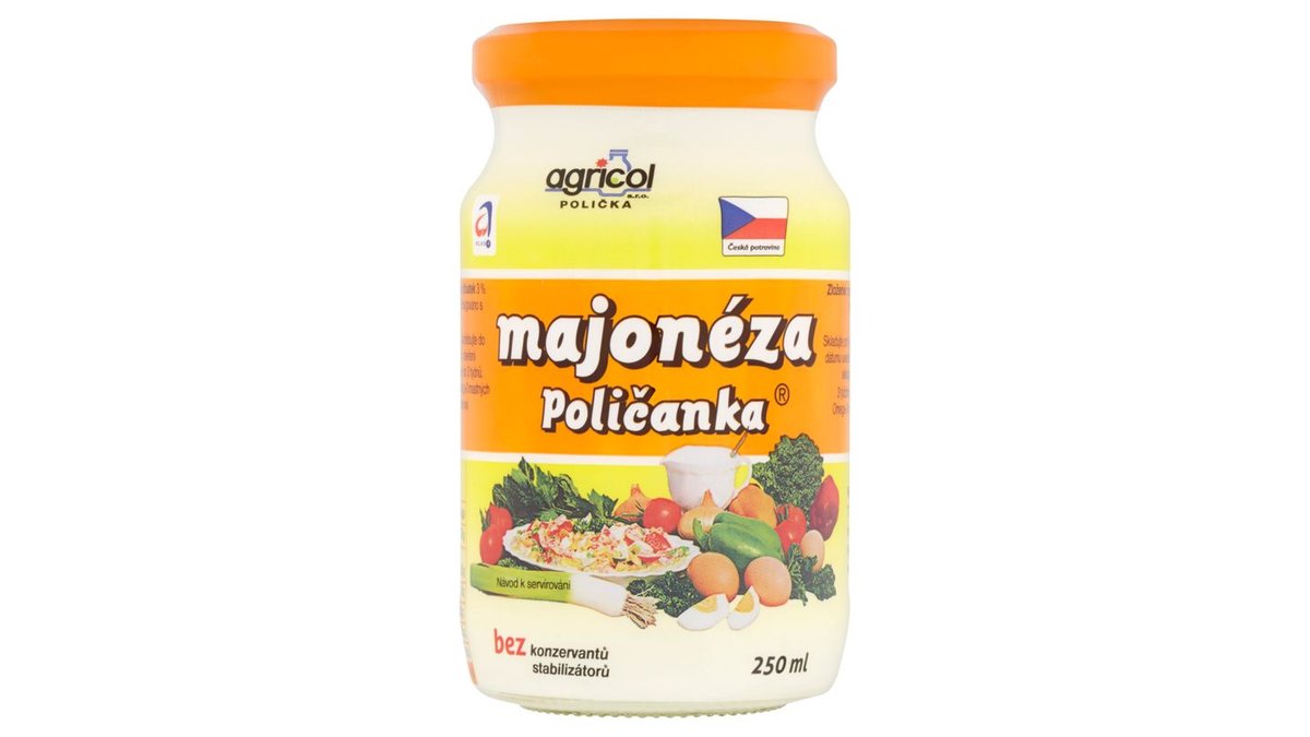 Agricol Poličanka majonéza 250ml