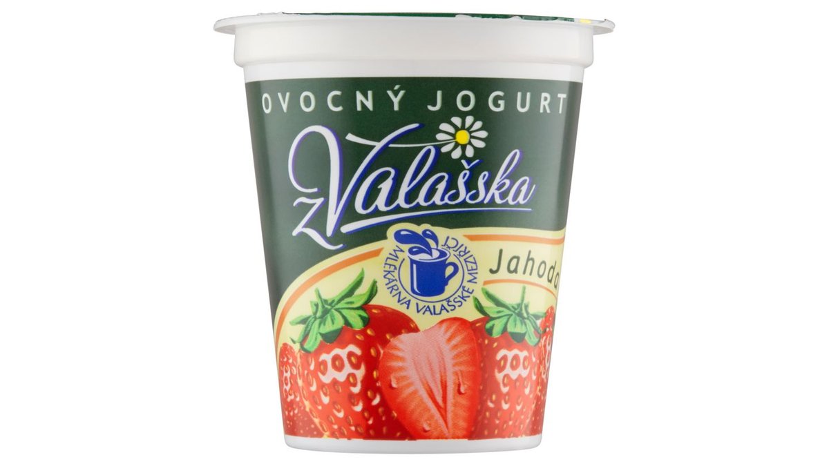 Mlékárna Valašské Meziříčí Ovocný jogurt jahoda 150g
