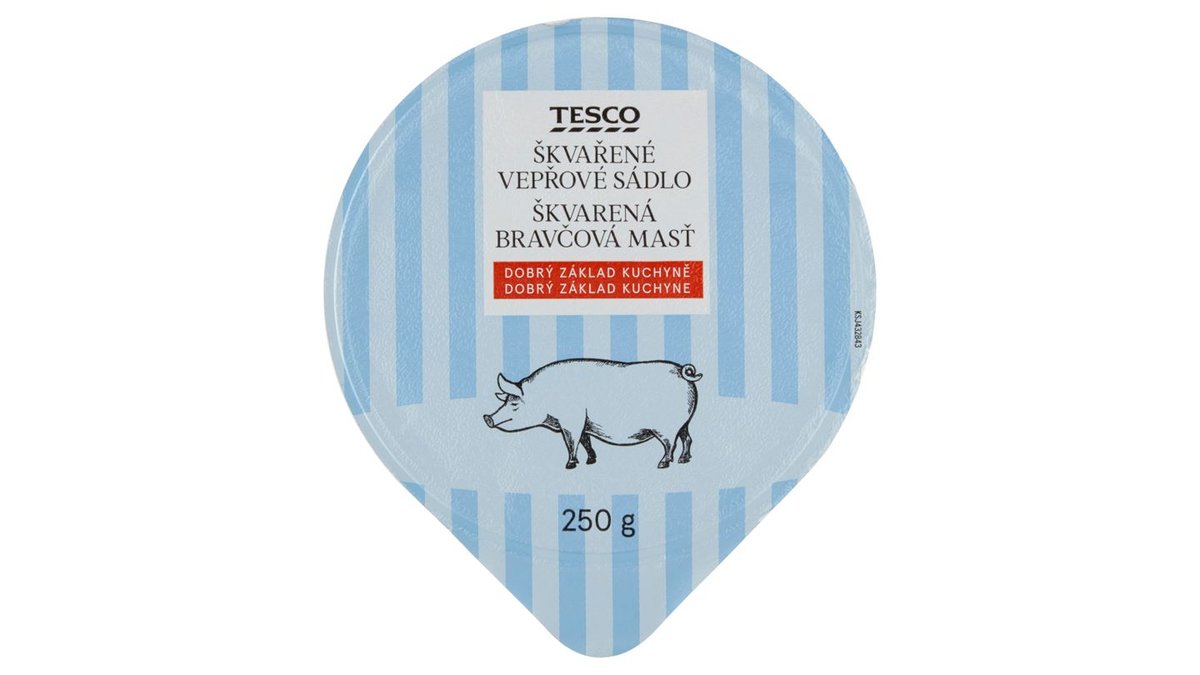 Tesco Škvařené vepřové sádlo 250g