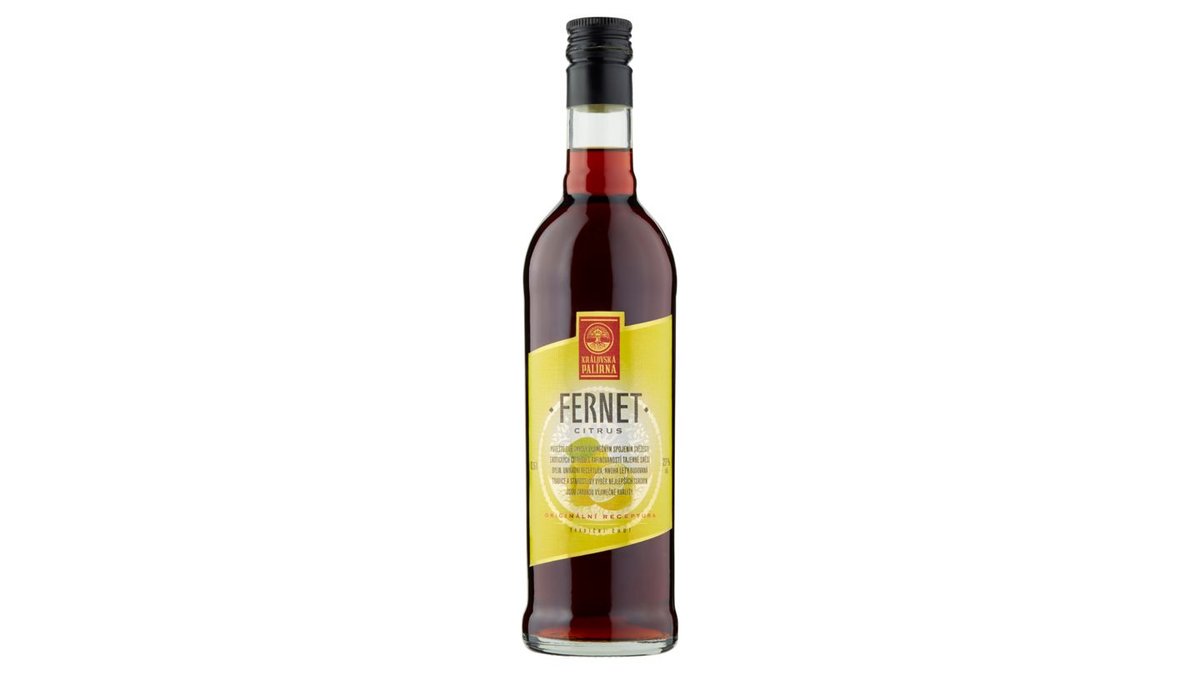 Královská palírna Fernet citrus 0,5l