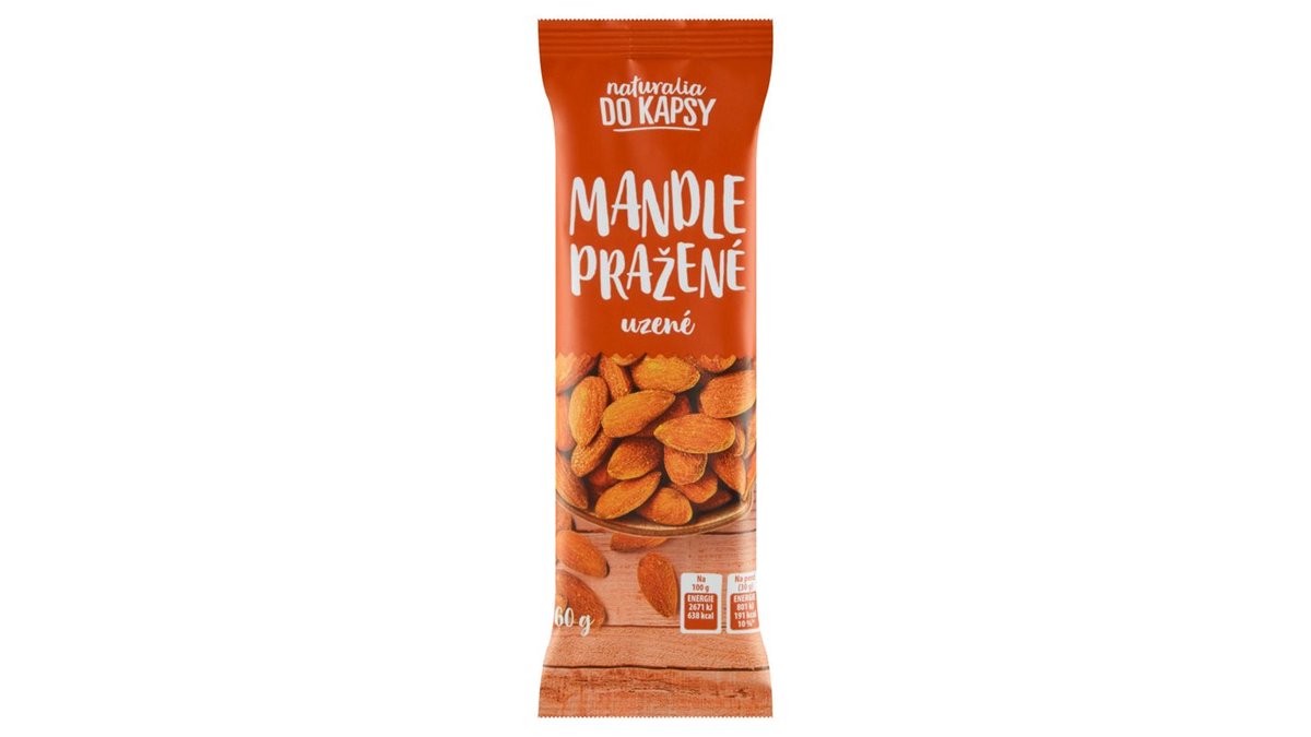 Naturalia Do kapsy Mandle pražené uzené 60g
