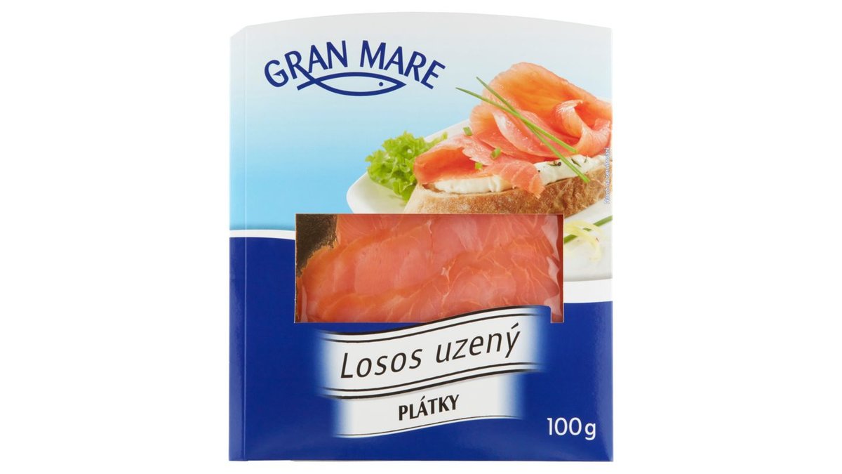 Gran Mare Losos uzený plátky 100g