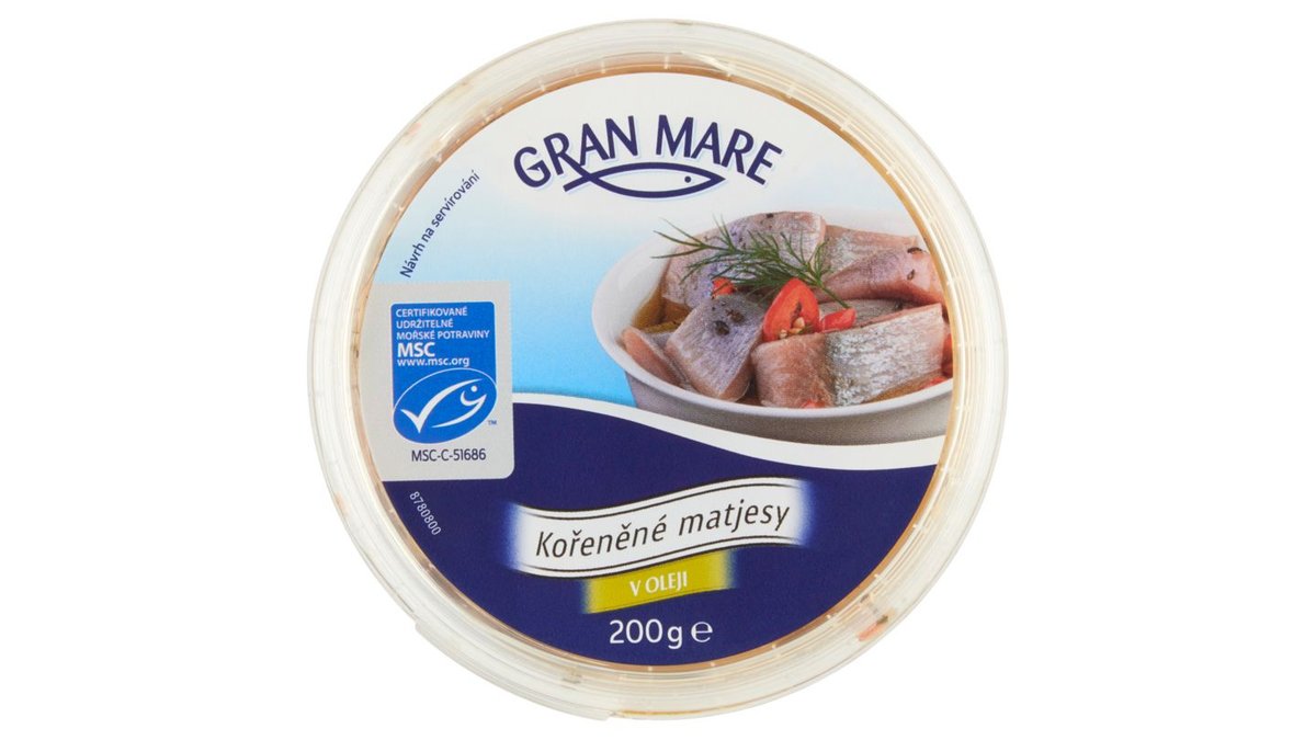 Gran Mare Kořeněné matjesy v oleji 200g