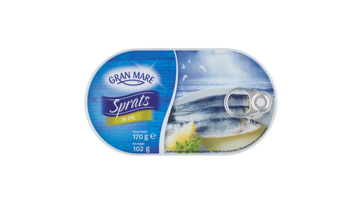 Gran Mare Šproty v oleji 170g