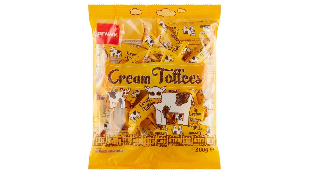 Penny Karamelové bonbony 300g