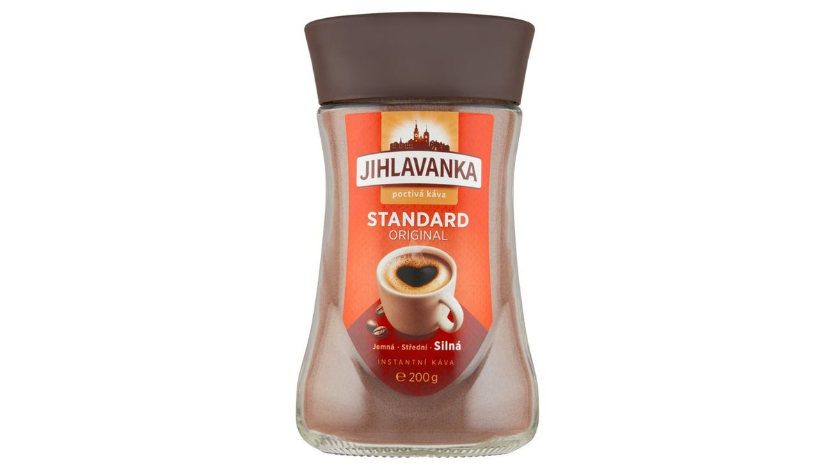 Jihlavanka Standard original instantní káva 200g