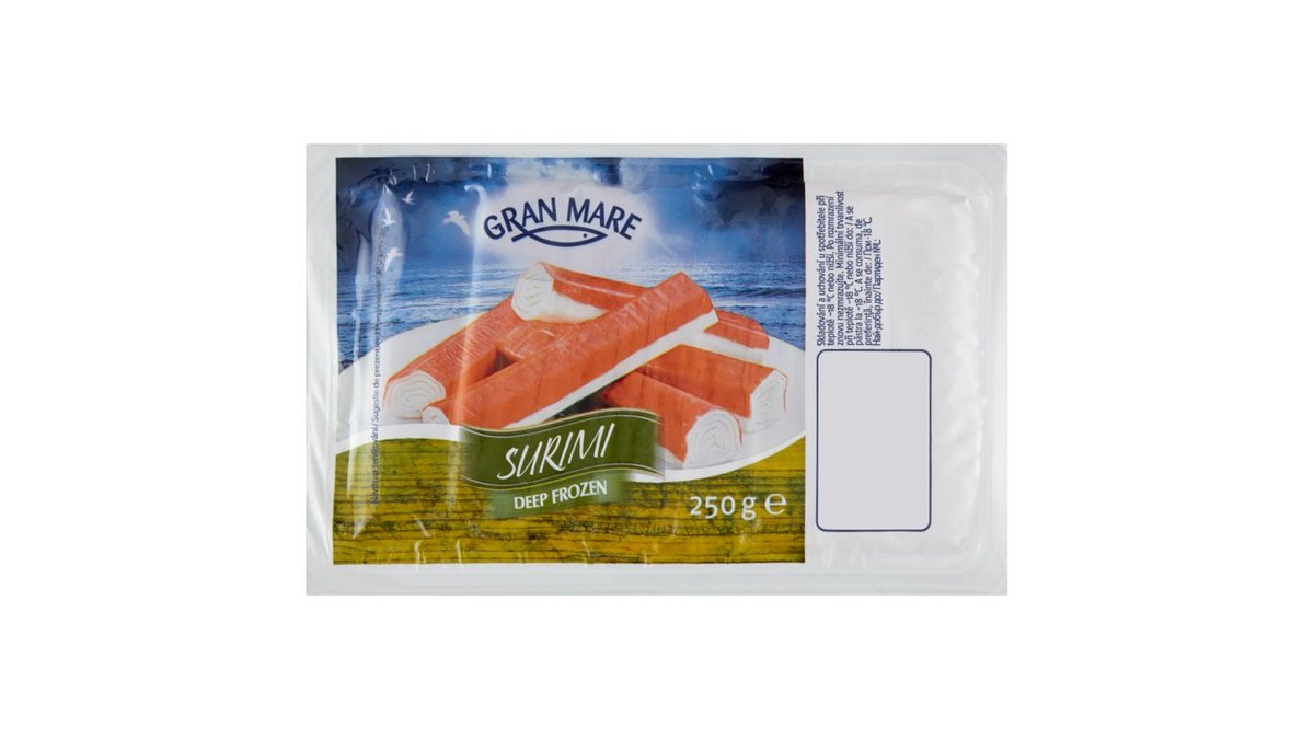 Gran Mare Tyčinky surimi s krabí příchutí 250g