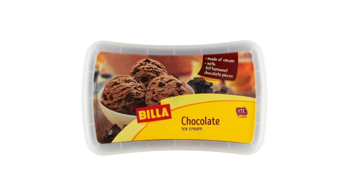 BILLA Chocolate mražený krém 1000ml