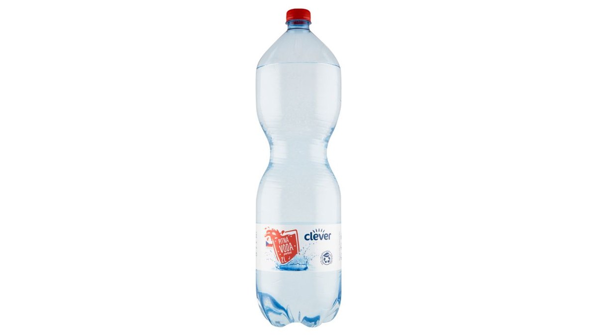clever Pitná voda perlivá 2l