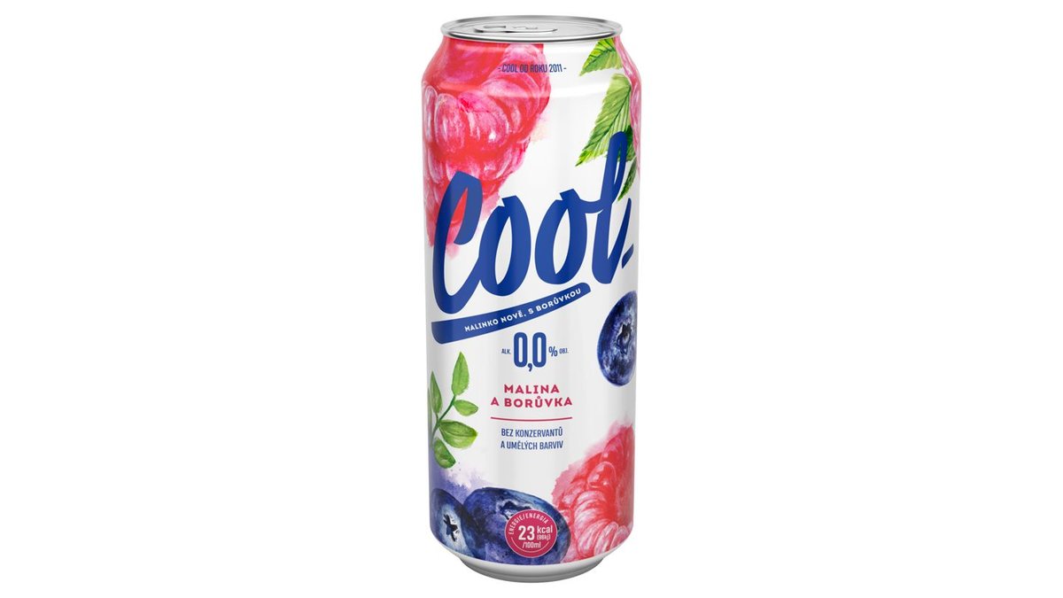 Cool Malina a borůvka 0,0 % 0,5l