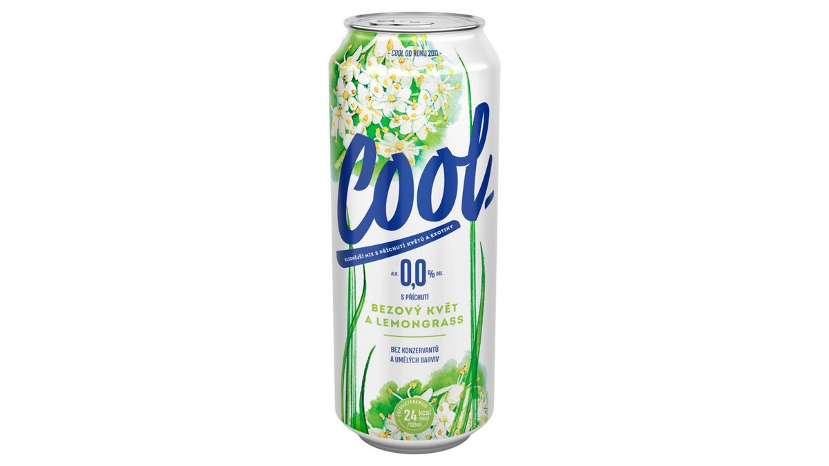 Cool Bezový květ a lemongrass 0,0 % 0,5l