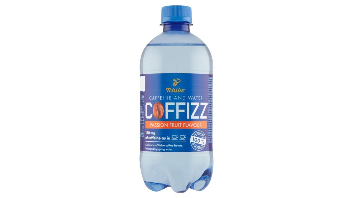 Náhled kategorie Tchibo Coffizz nealkoholický nápoj s kofeinem s příchutí marakuji sycený 500ml
