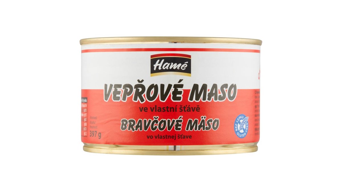Hamé Vepřové maso ve vlastní šťávě 397g