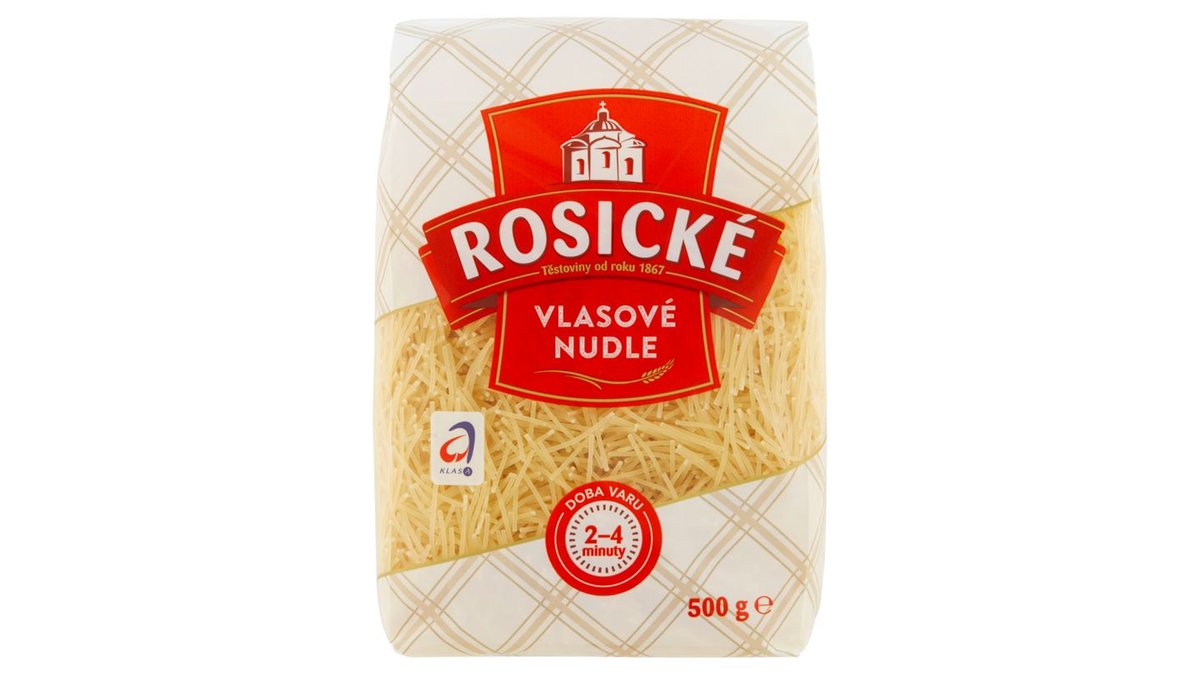 Rosické Vlasové nudle 500g