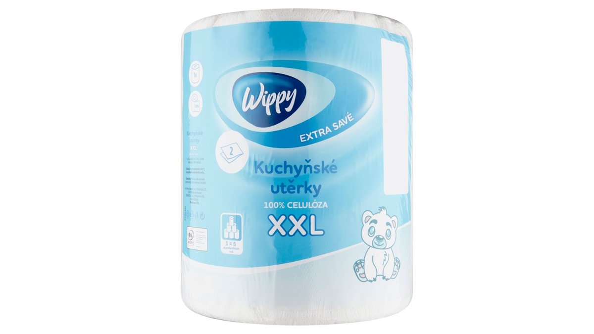 Wippy Kuchyňské utěrky XXL extra savé 1 ks