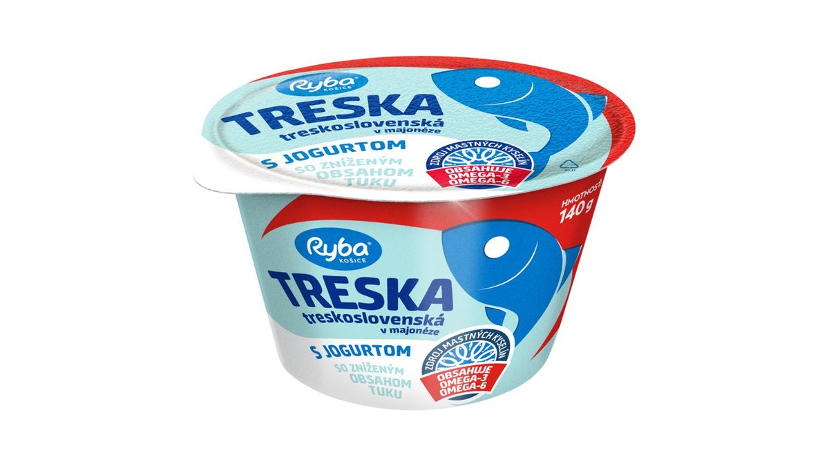 Ryba Košice Treska treskoslovenská v majonéze s jogurtom 140 g