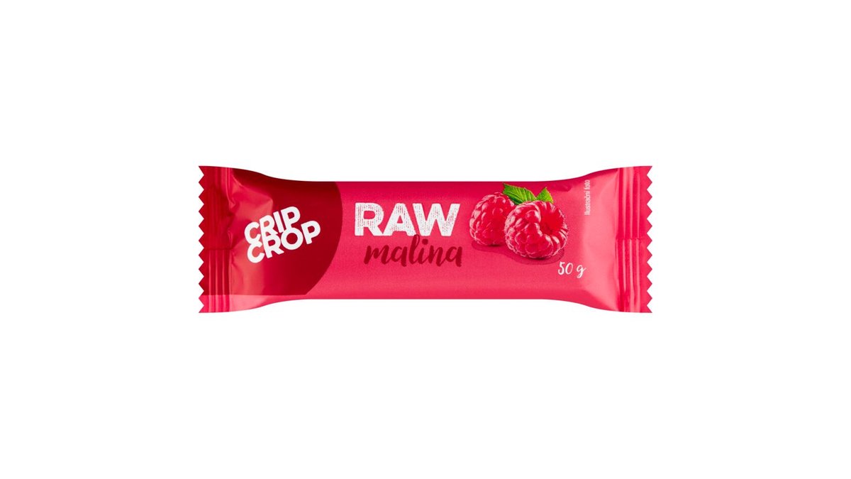 Crip Crop Raw tyčinka z datlí, kokosu a malin 50g