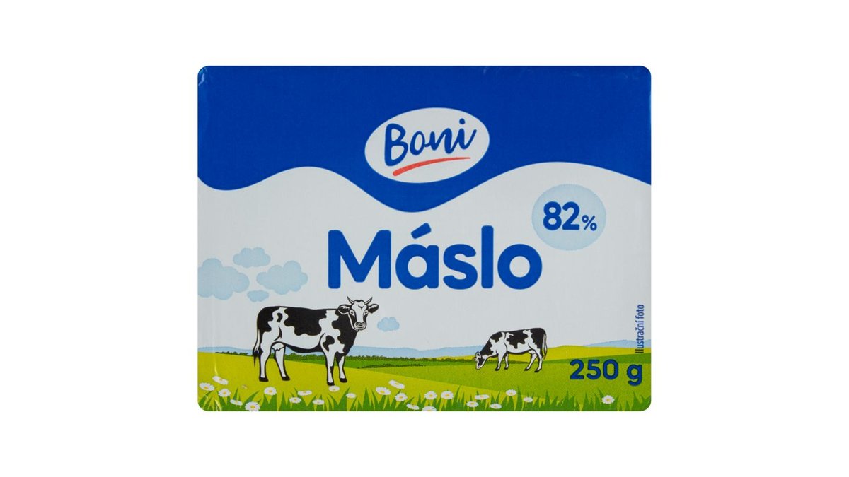 Boni Máslo 82% 250g