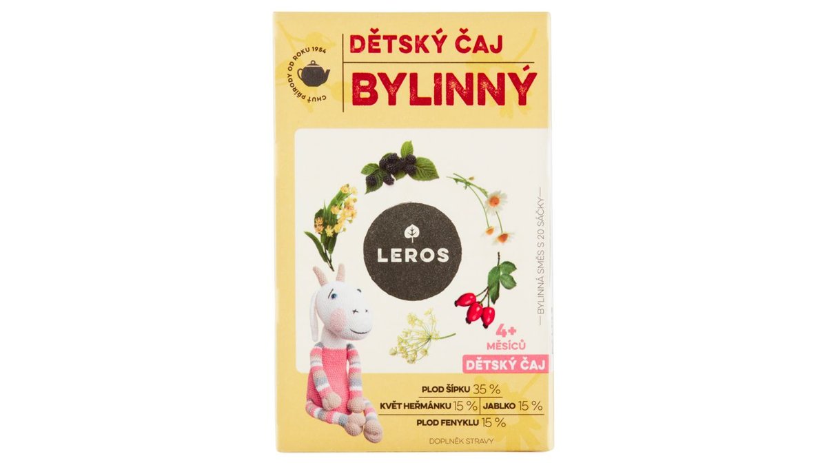 Leros Dětský čaj bylinný 20 x 1,8g (36g)