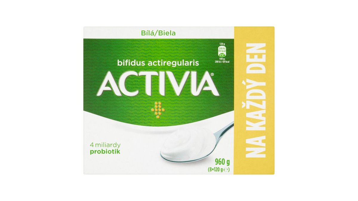 ACTIVIA JOGURT BÍLÁ 8X120G