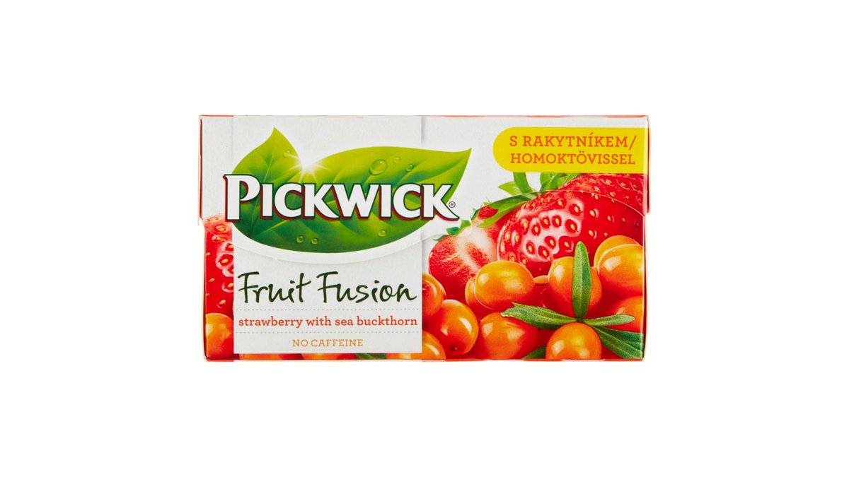 Pickwick Strawberry with Sea Buckthorn ovocný čaj aromatizovaný 20 x 1,75g (35g)