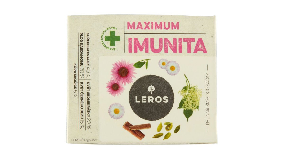 Leros Maximum imunita bylinná směs 10 x 1,2g (12g)