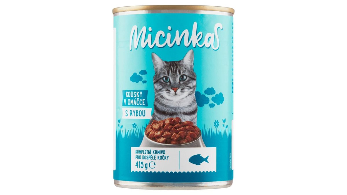 Micinka kousky v omáčce s rybou 415g