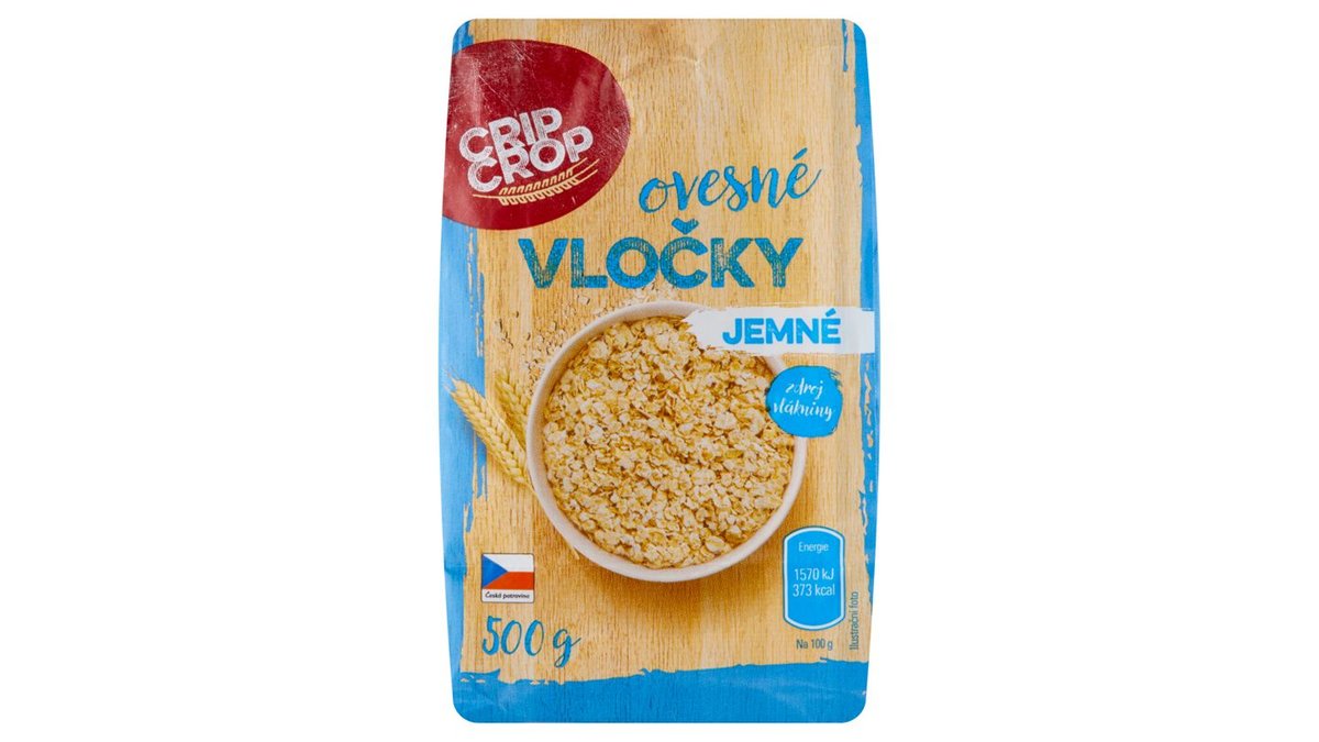 Crip Crop Ovesné vločky jemné 500g