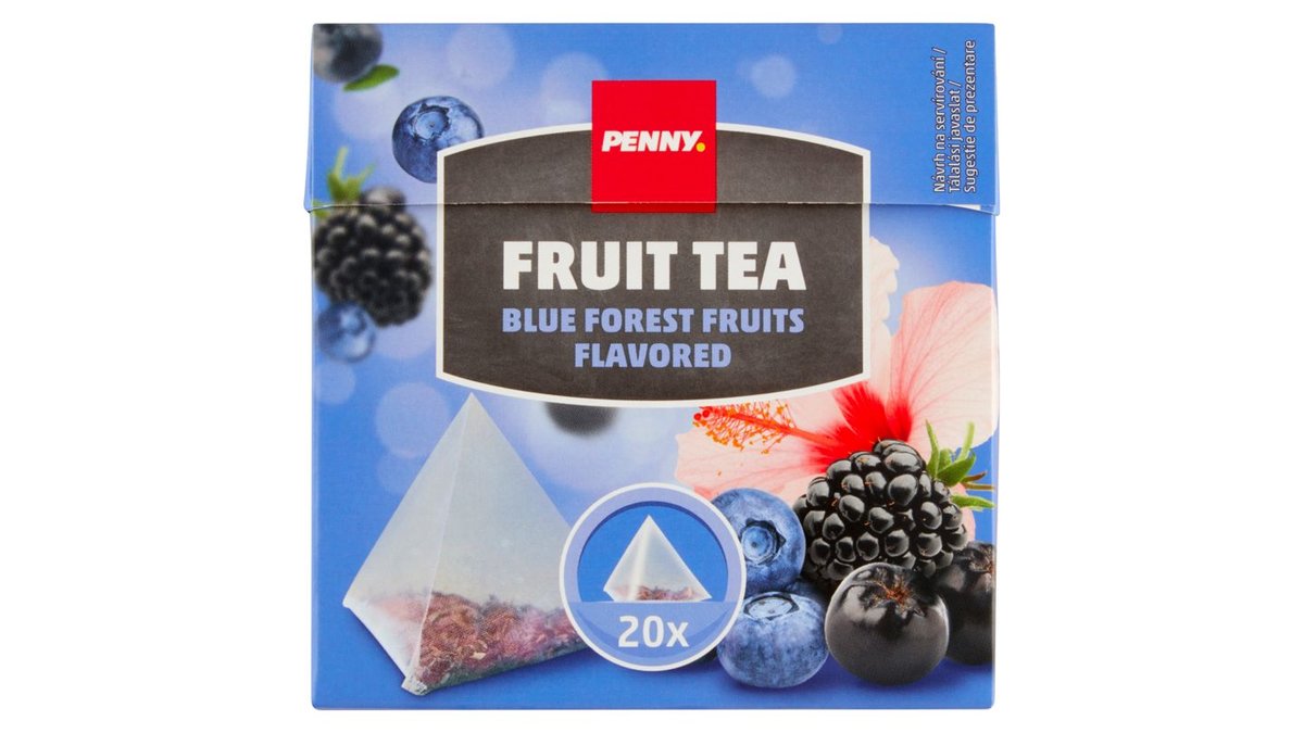Penny Aromatizovaný ovocný čaj s příchutí modrého lesního ovoce 20 x 2g (40g)